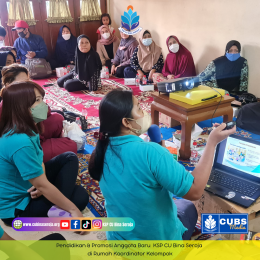 Promosi Anggota Baru Dirumah Koordinator Kelompok 