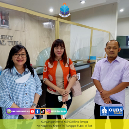 Kunjungan Kerja Pengurus dan Pengawas ke Koperasi Keredit Tri Tunggal Tuka Bali NTB