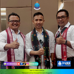 Perwakilan Pengurus dan Pengawas KSP CU Bina Seroja Mengikuti Open Forum, Diskusi Panel, Festival Budaya NTT dan RAT Inkopdit Tahun Buku 2021. . 