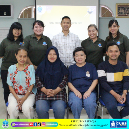 Pembekalan Calon Koordinator Kelompok Baru KSP CU Bina Seroja, Minggu 18 September 2022