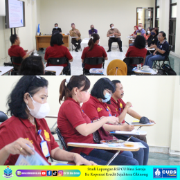 KSP CU Bina Seroja melakukan Studi Lapangan ke Koperasi Kredit Sejahtera Cibinong,Sabtu,15 Oktober 2022