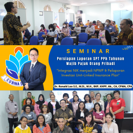 SEMINAR Persiapan Laporan SPT PPh Tahunan Wajib Pajak Orang Pribadi  