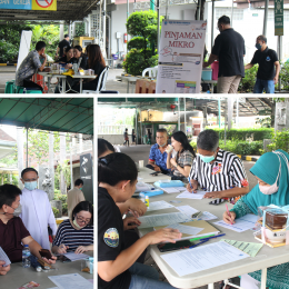 Promosi Anggota Baru KSP CU Bina Seroja di Gereja Katolik St.Andreas Paroki Kedoya Jakrta Barat