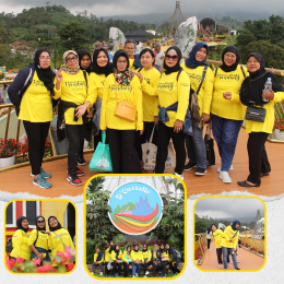 Wisata Anggota Koordinator Kelompok CUBS Ibu Siti Soleha ke D'castello Subang Jawa Barat bersama @rainbowholiday88