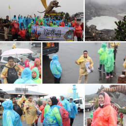 Wisata Anggota Koordinator Kelompok CUBS Ibu Siti Soleha ke Tangkuban Perahu bersama @rainbowholiday88