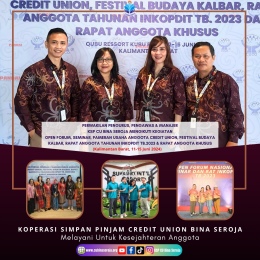  RAT Inkopdit Tahun Buku 2023 di Kalimantan Barat.