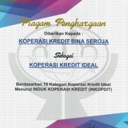 Penghargaan Sebagai Kopdit Ideal Tahun Buku 2016 