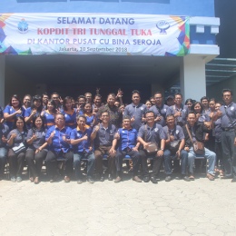 Kunjungan Kopdit Tritunggal Tuka, Bali 